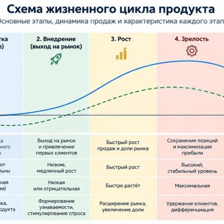 Схема жизненного цикла продукта Больше: https://sinonim.org/image